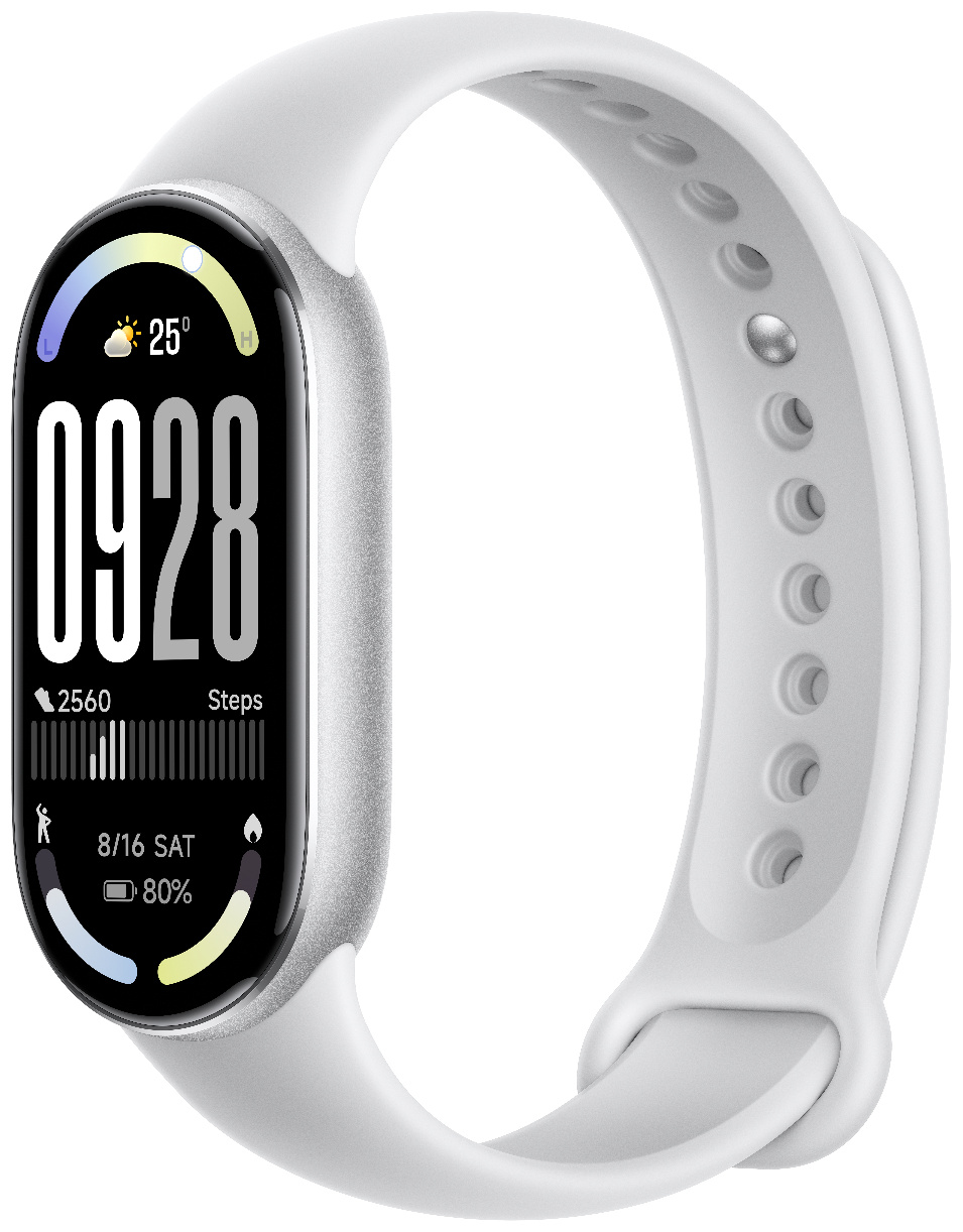 Фитнес-браслет Xiaomi Smart Band 10 серебристый BHR07PSGL